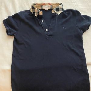 Burberry Black Polo Shirt